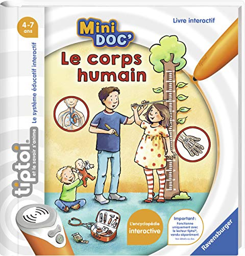 Ravensburger tiptoi® – Interaktives Buch – Mini Doc'– Der menschlichen Körper – ab 4 Jahren – 00 030