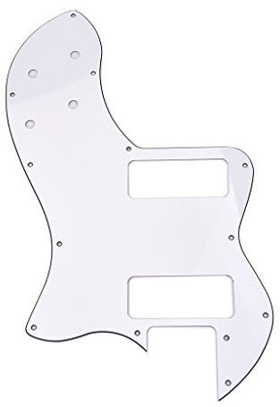 Alnicov Telecaster Thinline Pickguard P90 Modern Player Deluxe Tele Weiß