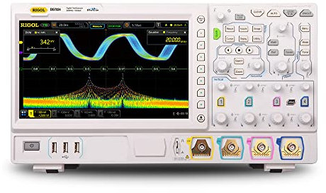 RIGOL DS7024 Digitaloszilloskop, 200MHz, 10GSa/s, 500Mpts, 4 analoge Kanäle, kostenlose Protokolldekodierungsfunktion aktiviert