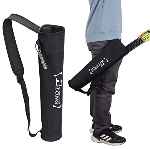 Archery Quiver Arrows Back Quivers Adjustable Waist Side Clip Holder Bag Carry Bags,for Youth Adults Target Practicing Outdoor