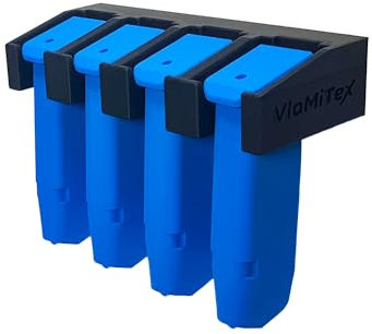 VlaMiTex H1 Waffenschrank Halterung für doppelreihige Magazine Waffentresor (Für 4 Magazine - 4M)