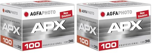 AgfaPhoto 6A1360 APX Pan 100 135/36 Film (Pack of 2)