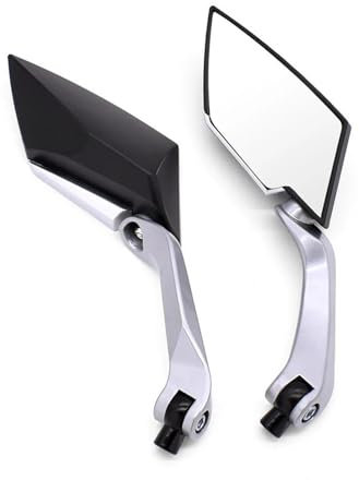 Lenkerendenspiegel Motorrad 1 Paar Motorrad Rückspiegel Lenker Seite Spiegel 8 10mm Für SV1000 Sv 1000 650 SV650 SFV650 TL1000 TL1000S