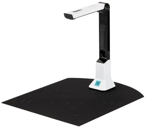 FURLOU Scanner de Documents Portable Haute définition, Scanner de Livres, Scanner aérien A2, Scanner de Livres A4 A3, Prend en Charge l'exportation au Format PDF et la Correction Automatique