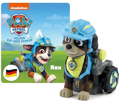 tonies Figuras auditivas para Caja Toniebox, Paw Patrol – Rescate para T-Rex, Juego de Audio con 3 Historias para niños a Partir de 3 años, Tiempo de reproducción de 51 Minutos Aprox