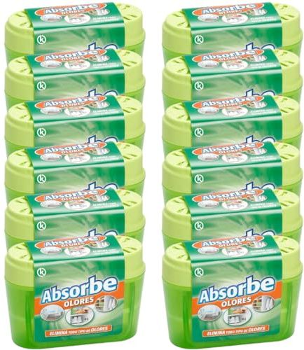 KROWN - Absorbe Humedad, Deshumidificador Antihumedad Habitación, Atrapa Humedad Interior para Armarios, Cocina, Coche, Trasteros, Baños (Absorbe Olores, 12 Unidades)