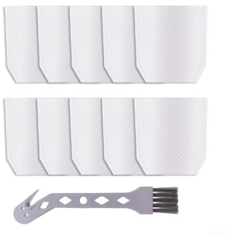 T03193 Tuch-Staubsaugerfilter für XLC02, LC01 und BCL180 schnurlose Staubsauger, wiederverwendbar und leicht zu reinigen, 10 Stück
