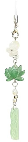 Diogeynu Pendentif fleur unique à suspendre pour femme - Chaîne de téléphone - Porte-clés tendance - Ornement de sac