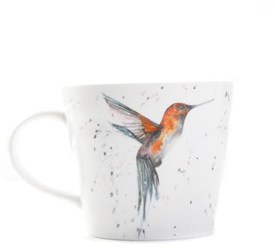 Meg Hawkins Humming Bird Animal Watercolour Design New Bone China Mug in Box