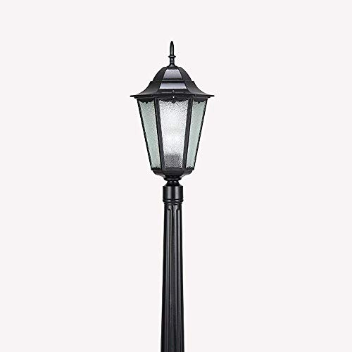 NUHSLF Lamp Post Lights OutdoorView Road Lamp Villa Garden Landscape Pole External Floor Light European n Antique Waterproof Glass Lantern Column Lamp Aluminum High,275cm
