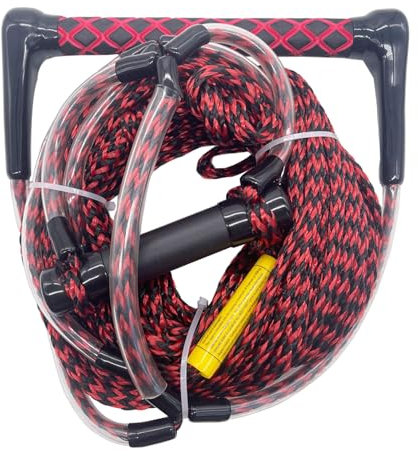 Boote, Surf-Seil, Wakeboard-Seil mit bequemem Griff, Wasser-Ski, Wassersport-Zubehör, einfach zu bedienen, verstellbar, mit Griff