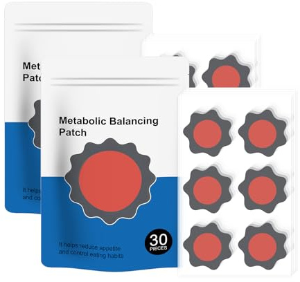 2026 Patches Minceur, Metabalance Patch 60 Pièces, Favoriser l'équilibre Métabolique, Patchs de Soin Corporel, Apaisant Doux pour Tous Les Types de Corps Pour Femmes Maison Au Quotidien
