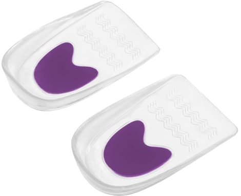Slazenger Unisex Perforated Gel Heel Cups Insoles Breathable Ladies One Size