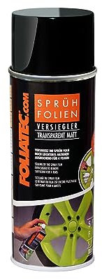 Foliatec Sprühfolie Versiegler Spray Versiegelung zum dauerhaften Versiegeln der Sprüh Folie, transparent matt, 400 ml