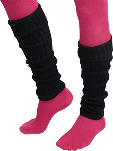normani 1, 2 oder 3 Paar Damen Stulpen für Hand und Fuß | Pulswärmer legwarmers Beinstulpen Farbe Schwarz Größe 3 Paar