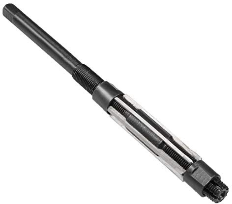 sourcing map Adjustable Hand Reamer 13.75-15.25mm High Speed Steel H8 6 Straight Flutes Milling Cutter Tool Metric Reaming Drill Bit for Metal