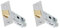 UAP 75mm Tubular Door Latch with Square Corners - 2-Pack Stainless Steel Internal Door Lock Set with Strike Plate & Fittings for Home, Office & Commercial Use (2 Pack, 75mm, Polished Stainless)