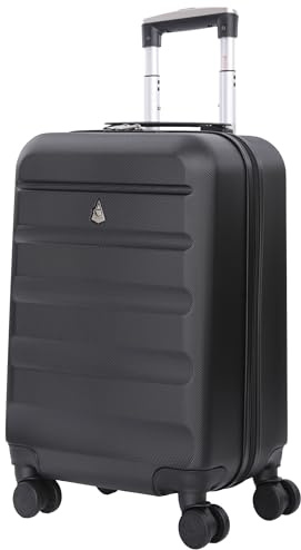 Aerolite 55x35x25cm Hartschale Kabinenkoffer für KLM, Air Europa, Air France, ITA Airways & Transavia – 42L Leichter Hartschalenkoffer Reisekoffer Handgepäck Trolley Koffer 55x35x25 mit 4 Rollen