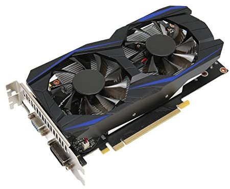 GTX 550 Ti Gaming Graphics Card, 6GB GDDR5 192 Bit, PCI Express 2.0, Computer GPU PC Video Cards with Dual Fan Cooling Fan, HDMI, VGA, DVI, For DirectX11