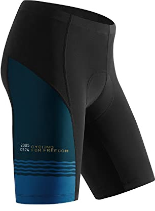 Santic Pantaloni Ciclismo Uomo Imbottiti Bicicletta Pantaloncini