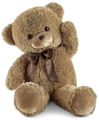 YunNasi Nallebjörn XXL, Plysch Teddybjörn Jätte 90 cm Plyschbjörn (Brun)