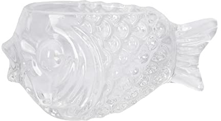 BESTonZON 1pièce Verre à Cocktail Transparent Forme De Poisson Coupe à Vin Design Original Pour Bars Et Événements
