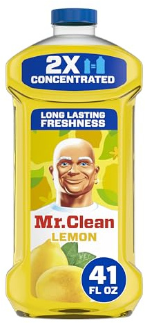 2X Concentrated Multi Surface Cleaner with Lemon Scent, All Purpose Cleaner, 41 fl oz