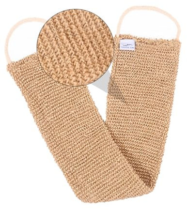 POPETPOP Ramie Jute Peeling Gürtel Rückenschrubber Natürlicher Peeling Effekt Langlebiges Material Für Dusche Und Bad Doppelseitig Badzubehör Für Gründliche Hautreinigung Und Hautpflege