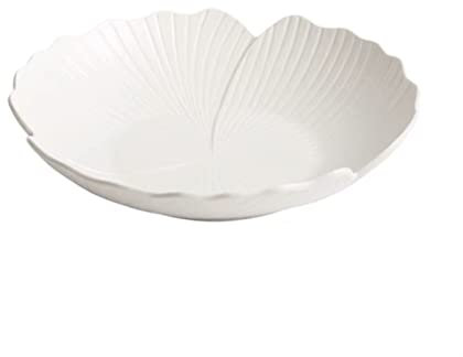 TJLVYCNB cp Platos desechables Tazón de cena Flor de cerámica Vajilla Sopa Postre Ensalada Pastel Contenedor de comida Bandeja de servicio de cocina Plato hondo Plato de cena