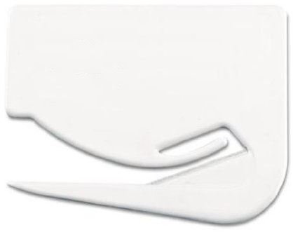 Envelopes Letter Opener Slitter White Letter Cutter Concealed Blade Plastic Safe Efficient Mail Opener for Cutting Packaging Mail and Paper
