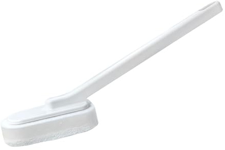 Spugna con manico lungo, spazzola da parete, setole morbide a portata estesa, impugnatura ergonomica, ad asciugatura rapida, materiale leggero, lavabile, riutilizzabile, lunga per tavolo, parete
