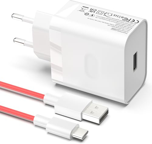 100W UBS C Cargador para OPPO Find X9 X8 X8 Pro X7 X7 Ultra X6 X5 X3 X2 Reno 15 14 13 12 11 10 9 Compatible con Oneplus SuperVooc Carga rápida Adaptador con Cable de Carga USB C de 8 A y 1 m