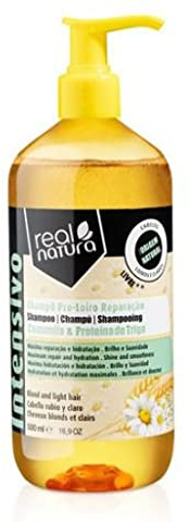 Real Natura - Champú Sin Sal Pro-Loiro Reparación - Reparación Profunda para Cabello Rubio - Mantiene el Color Vibrante y Brillo - Protección contra Daños - 500ml