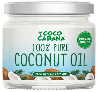 Coco Cabana 100% Pure Coconut Oil 300ml , Vegan Gluten & Dairy Free, Natural Beauty Product, Skin & Hair, Cooking