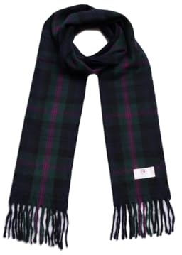 TG Thistle Gem Traditional Tartan Clan Scarves – Multicolor, super-soft Scottish Clan Tartan Scarf - Perfect for both Men and Women (BAIRD MODERN)