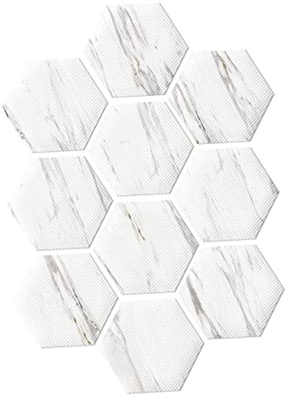 UKCOCO Adhesivo para Suelo de Casa de Pvc, Pegatina de Mármol Autoadhesiva, Resistente al Desgaste E para Cocina y Baño, Floor Tiles Self Adhesive