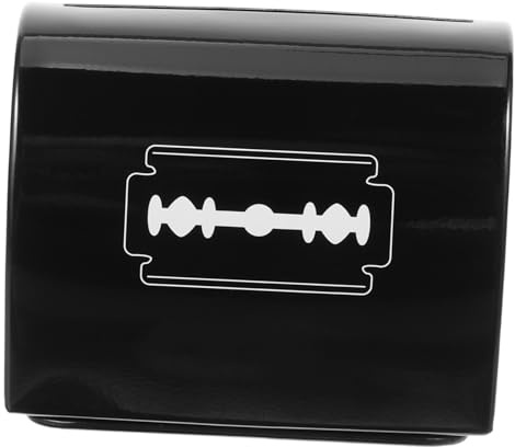 TINEASUR Caja Portátil para Desechar Cuchillas de Afeitar, Estuche Pequeño de Acero Inoxidable para Barbería y Uso Doméstico, Contenedor Seguro para Afeitadoras y Hojas de Barba
