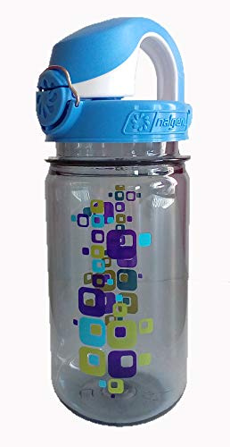 Nalgene Trinkflasche Everyday OTF Kids Gray Squares 0,35l