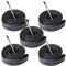 Contrast 700 x 18-25c Road Bike Inner Tubes (Set of 5) - Presta 80mm Long Valve
