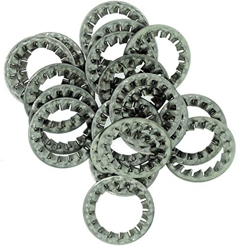 M2.5 (2,5 mm) Rondelle anti-vibration (dentelée intérieure) – Acier inoxydable (A2) (lot de 20)