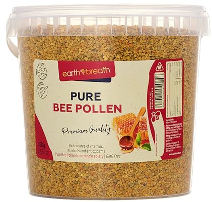 Earthbreath Bienengroßgranulat - Rein, roh, natürlich - Gesunde Immununterstützung - Frei von künstlichen Zusatzstoffen (1.5 kg)