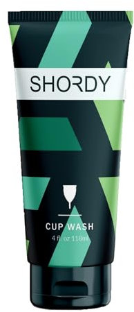 SHORDY Menstrual Cup Cleaner – Organic, pH-Balanced Feminine Cup Wash Unscented – Natural, Safe Period Cup Soap for Silicone Cups and Discs 100% Plant-Based Cleansing Wash for Period Care (4 oz) 118ml