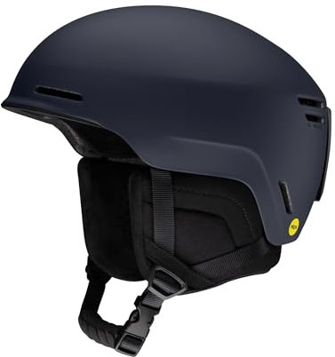 Smith Method Helmet - Casco de deportes de nieve para adultos con tecnología MIPS + cobertura zonal Koroyd, protección ligera para esquí y snowboard, para hombres y mujeres, azul marino medianoche