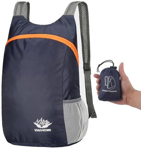 Taiyyi Tagesrucksäcke Faltbar,Faltbarer Rucksack 20L Faltbarer Rucksack Ultraleicht für Outdoor Wandern Camping Reisen Klettern Ausflug
