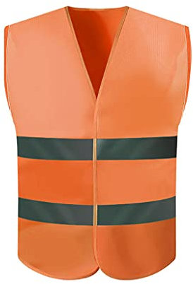 Arbeitsweste Reflektierende Sicherheitsweste, Polizei-Verkehrsweste, Netzstoff, gelbe Sicherheitsweste, Sichtbarkeitswesten, reflektierende Laufweste für Verkehr, Arbeit, Laufen Sicherheitswesten