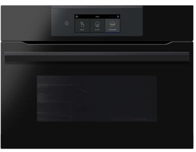 Haier I-TOUCH STEAM Serie 6 HWO45NM6OXB2DE / Einbau-Kompakt-Dampfgarer / 45 cm Höhe/Volumen 34 l/Wassertank 1,0 l/TFT-Touch Bedienung / 5 Programme inkl. Grill/Timer/Kindersicherung