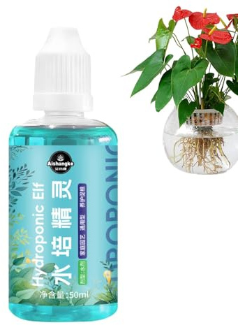 jlceh Fertilizzante idroponico, soluzione nutritiva, Nutrienti per piante da da 50 ml, Alimenti vegetali biologici, fertilizzanti liquidi per la coltura, nutrienti idroponici per piante da esterno e