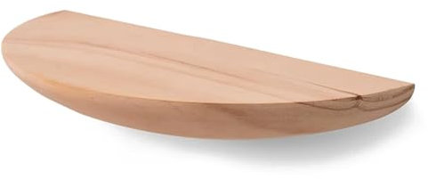 Schweberegale aus Holz, Wandmontage, Wanddekoration, stabile kleine Holzregale zum Aufhängen für Schlafzimmer, Wohnzimmer, Badezimmer, Küche, Ecke, Buch (DIY, unlackiert, 25 cm)