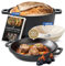 Ottia reiner Gusseisen Topf, zum Brot Backen, Brottopf, Brotbacktopf, Schmortopf, Brotbackform mit Deckel, Cast Iron Pot, Dutch Oven, Brotbackform, Gusseisenpfanne, mit Gärkorb, Deutscher Händler