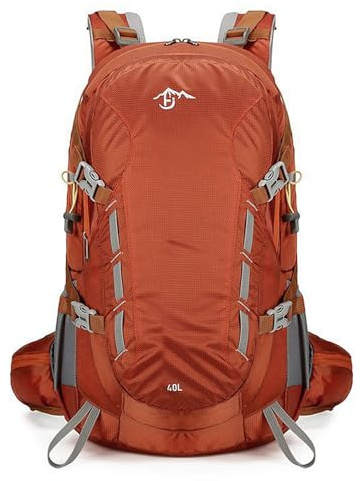 Long Keeper Wanderrucksack 40L Wasserdichter Campingrucksack mit Regenhülle Leichter Trekkingrucksack Outdoor Sport Rucksäcke für Klettern Skifahren Radfahren Reisen